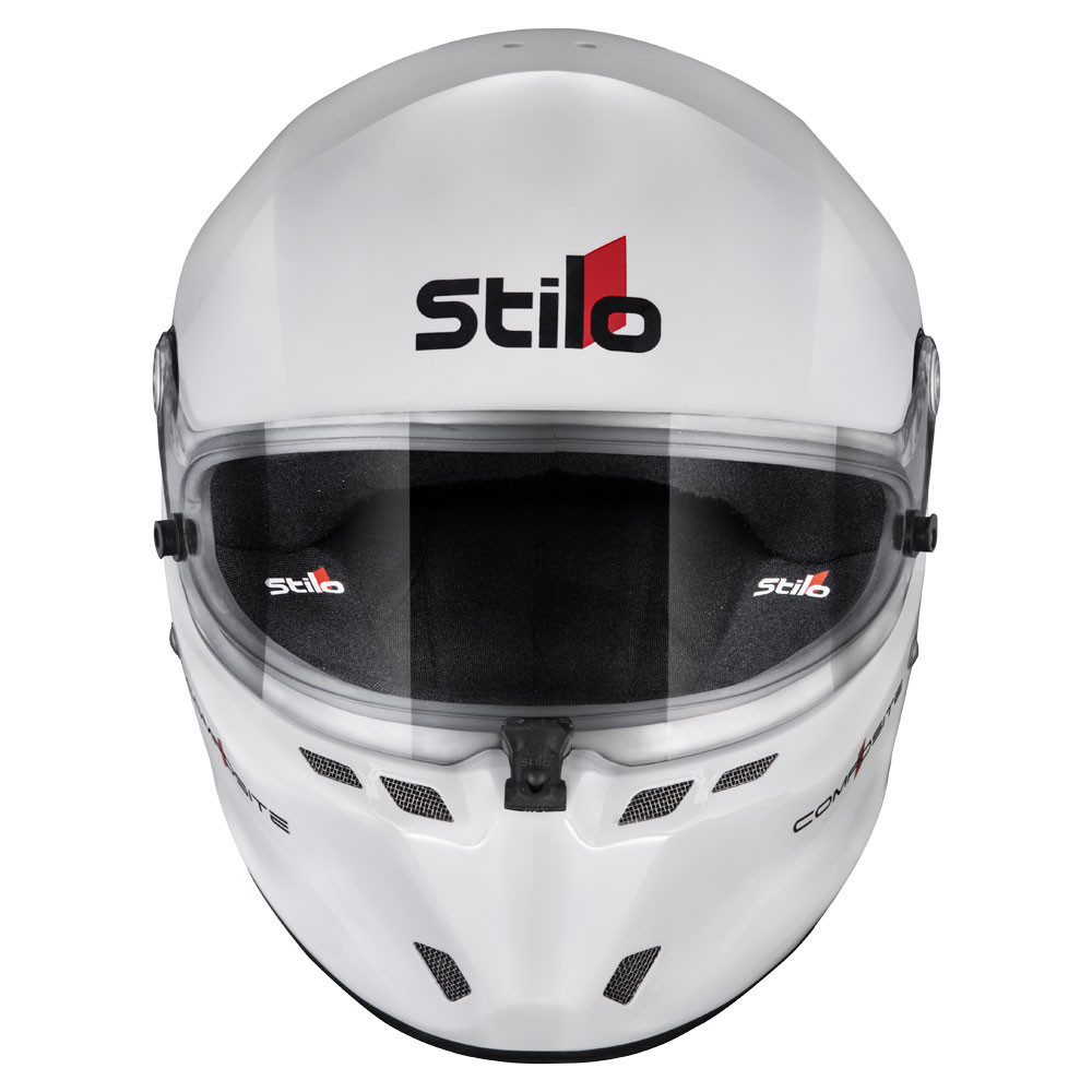 Stilo ST6 FN white/black helmet - Snell SA2020 FIA 8859-24  Hans FIA8858-10 - STI-AA0810AG2VC.XL - AA0810AG2V610101