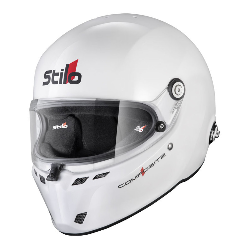 Casco Stilo ST6 FN bianco/nero - Snell SA2020 FIA 8859-24  Hans FIA8858-10 - STI-AA0810AG2VC.XL - AA0810AG2V610101