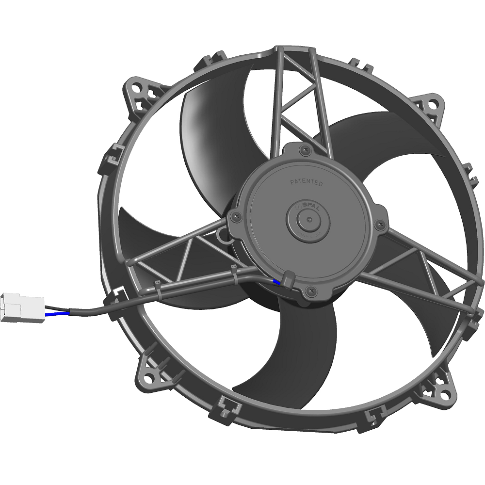 Ventilateur SPAL pour Peugeot 208 R2 (diamètre 280mm aspirant 2090M³/H) - SPA-102326 - VA26-AP50/C-44A - 3661768402979
