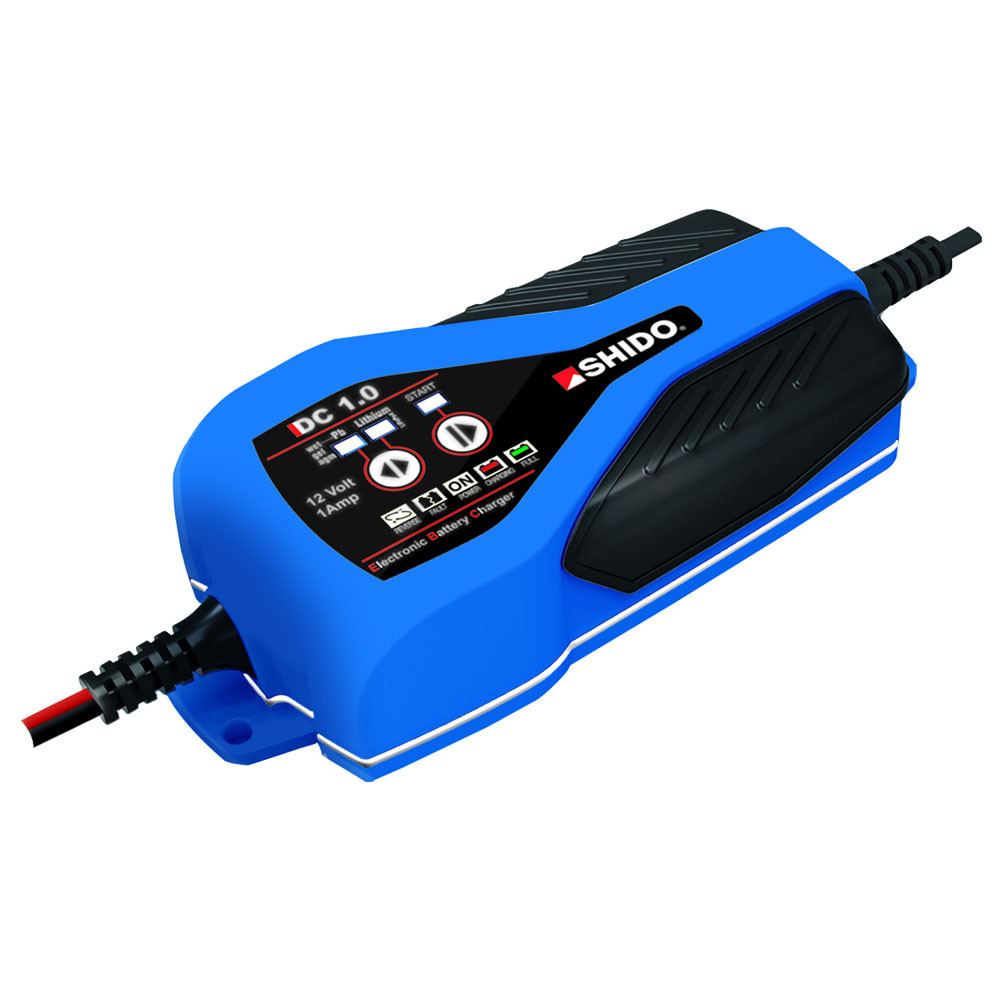 Chargeur de batterie lithium Shido 12V 1.0A - SHI-CHARGEUR-1A - SHIDO DC1.0 EU - 3661768402887