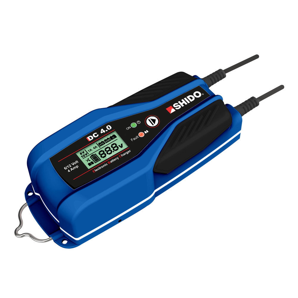 Shido Lithium-Batterieladegerät 12V 4.0A - SHI-CHARGEUR-4A - SHIDO DC4.0 EU - 3661768402894
