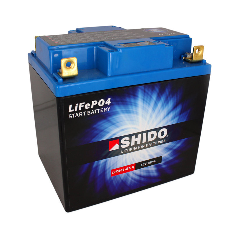 Batteria Litio 30A Shido 166X126X175mm 2kg - SHI-HJ53030 - LIX30L-BS Q LION -S- - 5414837155171