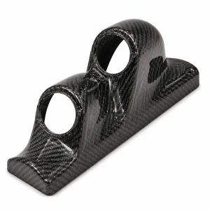 Support 2 Manomètres Revotec Côté Droit Look Carbone