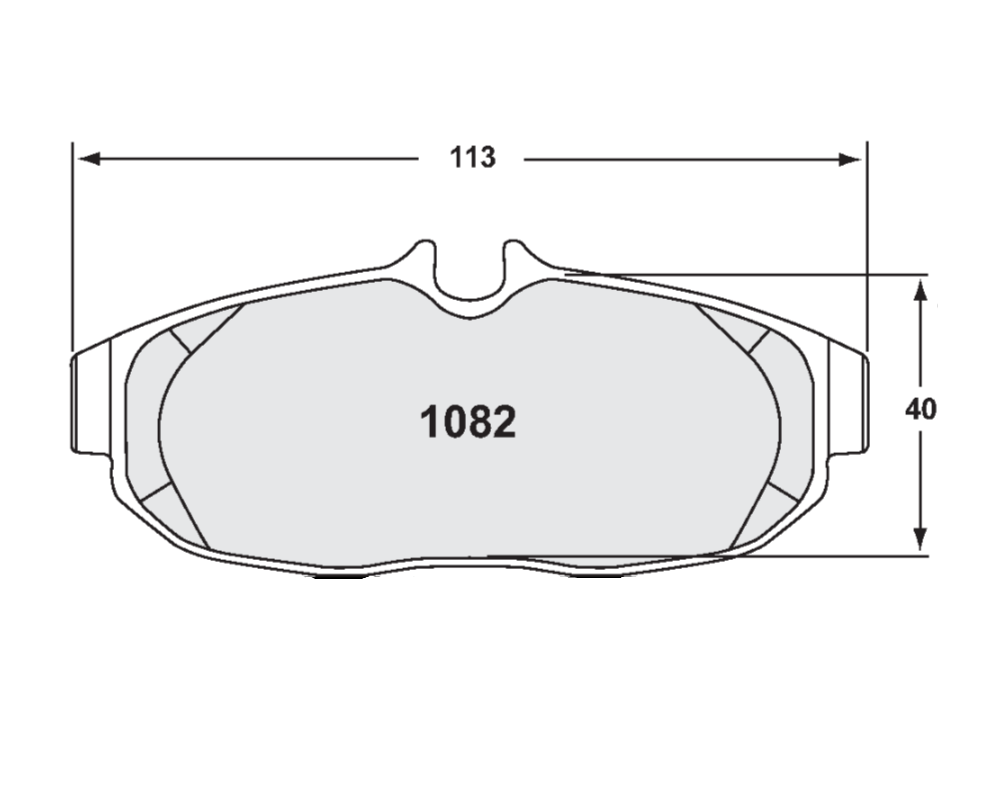 Pasticche del freno PFC 1082 Z-RATED posteriori Mustang (2005-2014) - PFC-1082-10 - 1082.10 - 3661768584729