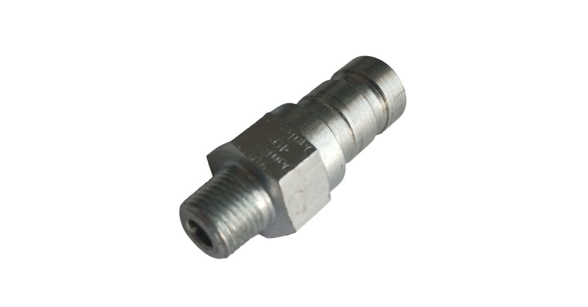 Connecteur Aeroquip FD90 NPTF 1/8x27 mâle pour prélèvement essence