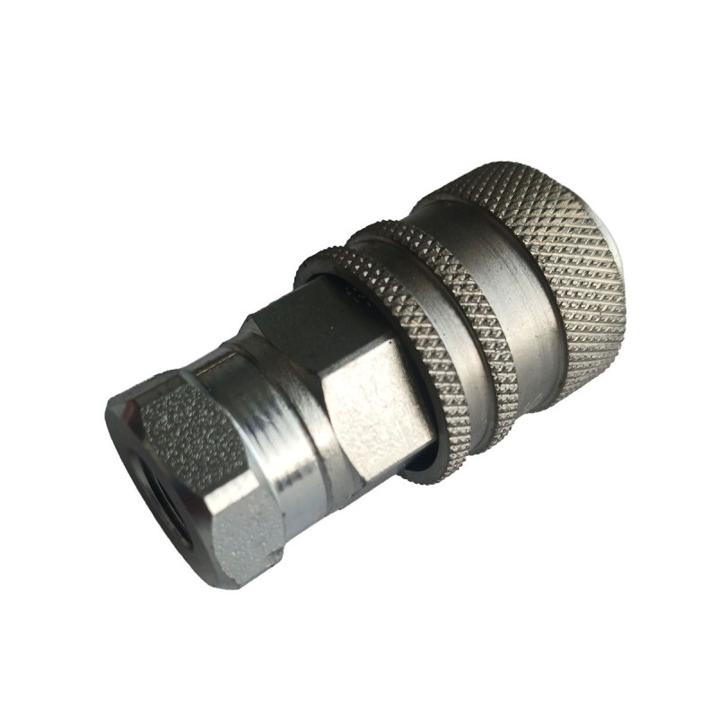 Aeroquip FD90 connector NPTF 1/8x27 female steel body Buna seal for FIA fuel sampling - DIV-FBM3081 - FBM3081