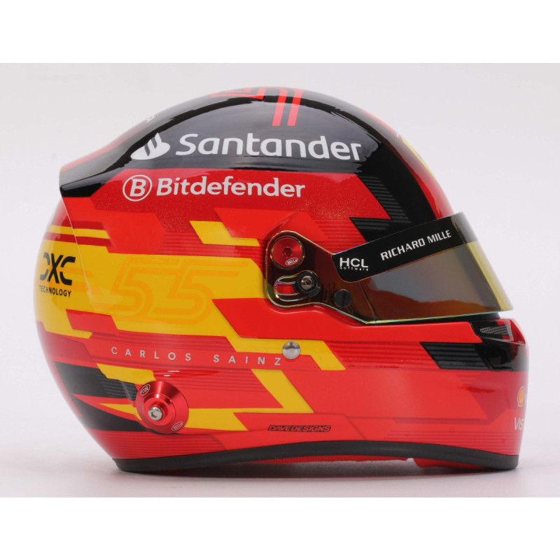 BELL 2024 Carlos SAINZ mini helmet - BEL-24-SAINZ - 4100305 - 3666618500621