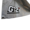 Bâche de sol 3,2x6,2M PVC 700gr/m² Gris