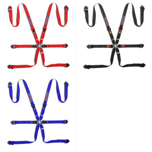 Harnais 6 point Sparco Martini Racing Competition H-2 Pull Down FIA