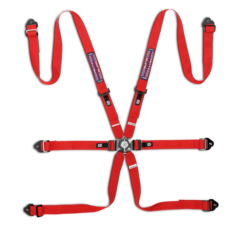 Sparco Martini Racing Competition H-2 Pull Down FIA 6-point harness - BRN0040D0MR.R - BRN0040D0R0100N
