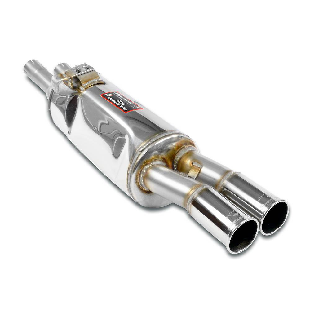 Posteriore silenziato  BMW 528i/535i E28 9/82 Diametro 60 tondo 2x70 - SUP-041706 - 041706