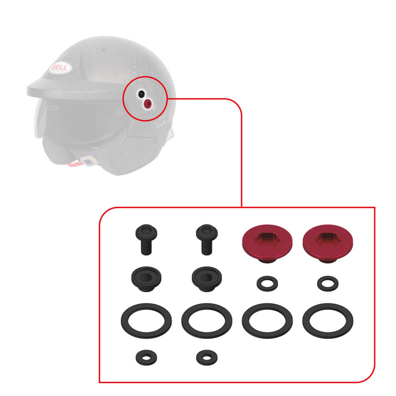 Pivot kit for Bell M10 visor - BEL-KIT-VIS-M10.R - 2020203