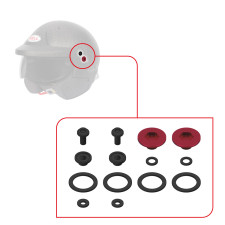 Kit visserie pour visière Bell M10