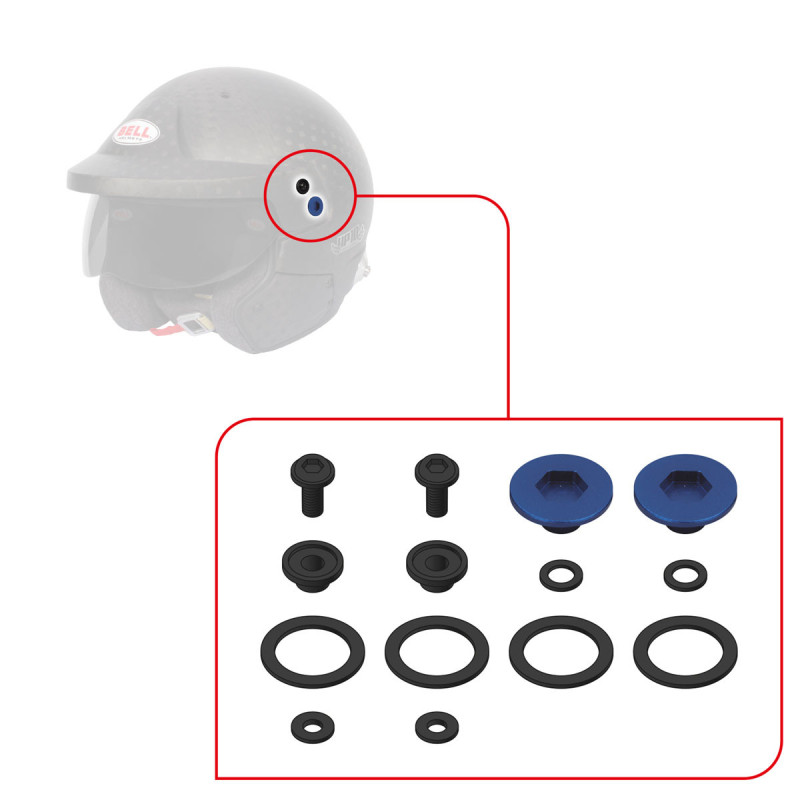 Pivot kit for Bell M10 visor - BEL-KIT-VIS-M10.R - 2020203