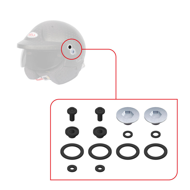 Pivot kit for Bell M10 visor - BEL-KIT-VIS-M10.R - 2020203