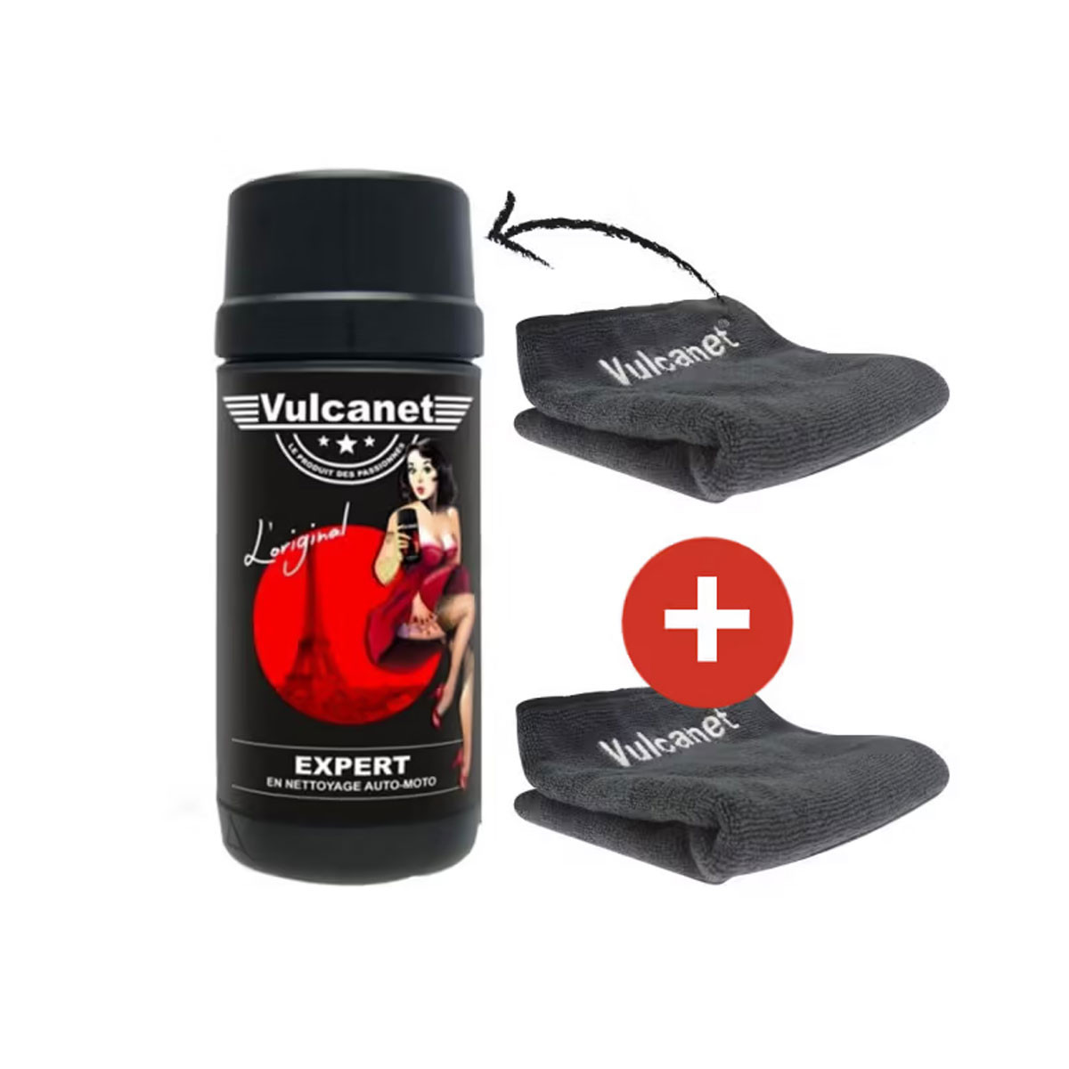 Pack of Vulcanet + Free Microfiber Cloth - PACK-VULCANET-MICROFIBRE