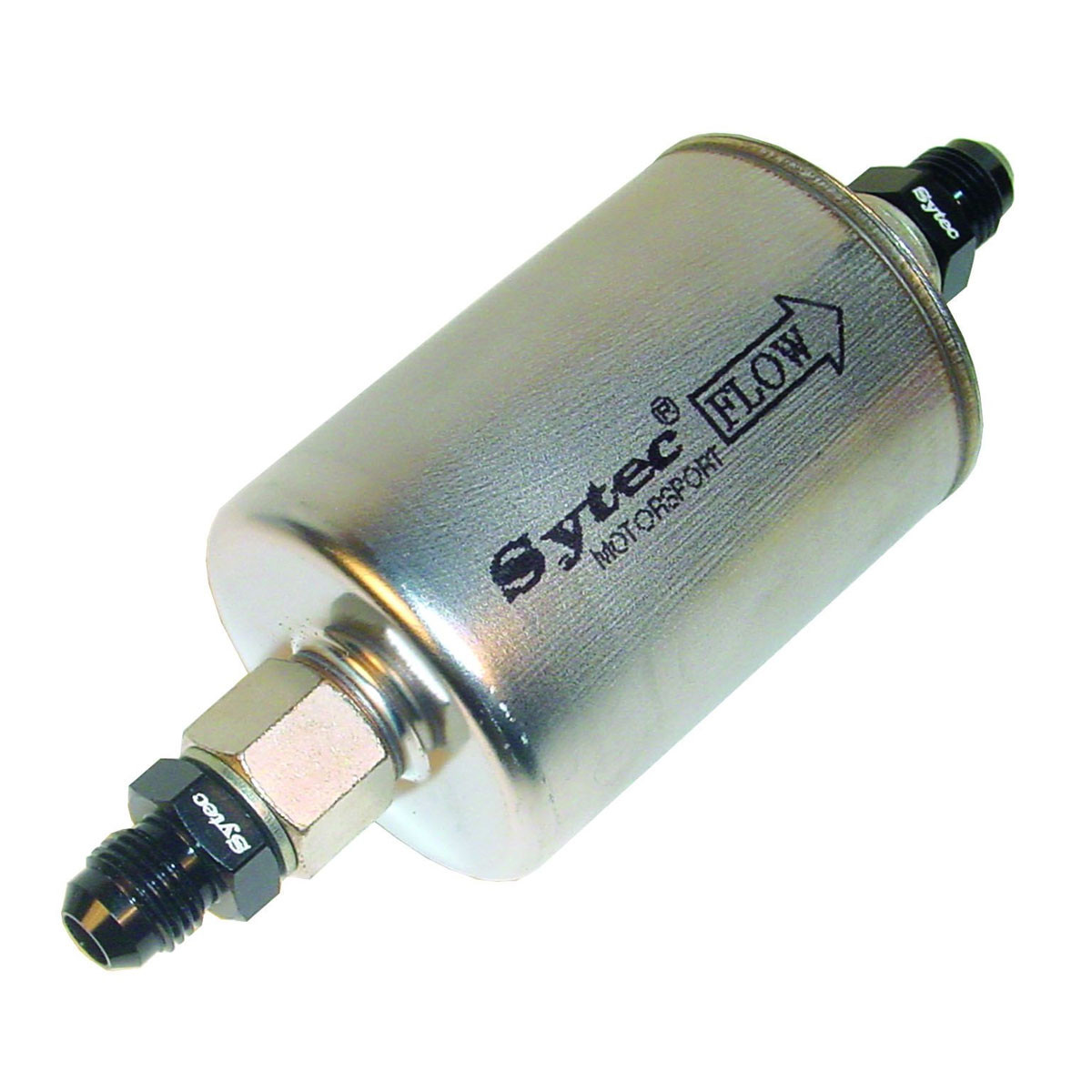 Sytec Motorsport fuel filter AN6 outlets - M-SSFM001X100 - SSFM001 X100 - 3666618123080