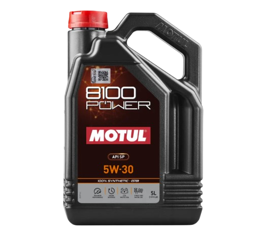Motul 8100 POWER 5W30 5L Engine Oil - MOT-81POW-5W30-5 - 111801 - 3374650344027