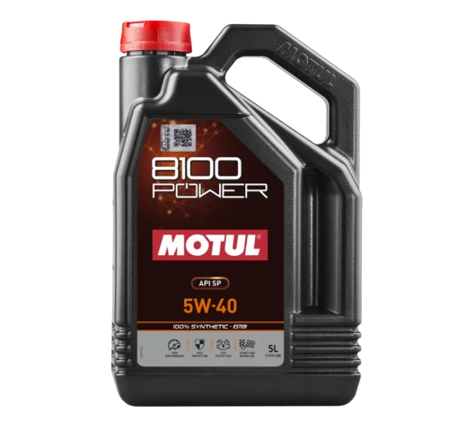 MOTUL 8100 POWER 5W-40 5L Engine Oil - MOT-81POW-5W40-5 - 111809 - 3374650344065