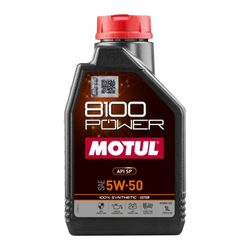 MOTUL 8100 POWER 5W-50 1L Engine Oil - MOT-81POW-5W50-1 - 111811 - 3374650344195
