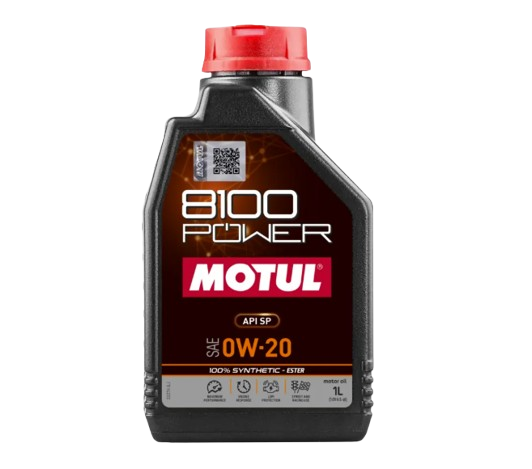 MOTUL 8100 POWER 0W-20 1L Engine Oil - MOT-81POW-0W20-1 - 111798 - 3374650344256