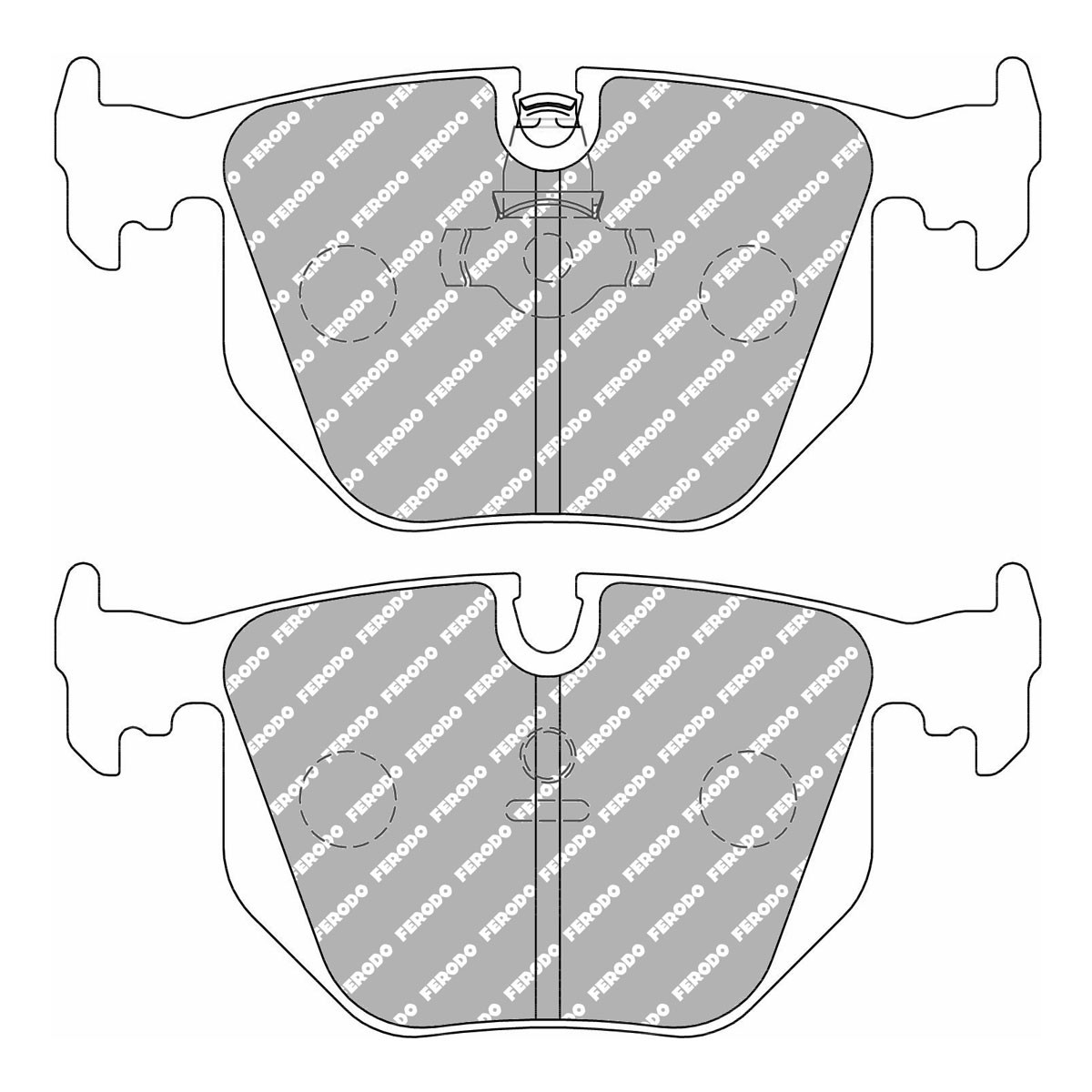Plaquettes de frein Ferodo DS 1.11 arrière BMW E38 - F-CP1483W - FCP1483W - 3661768787717