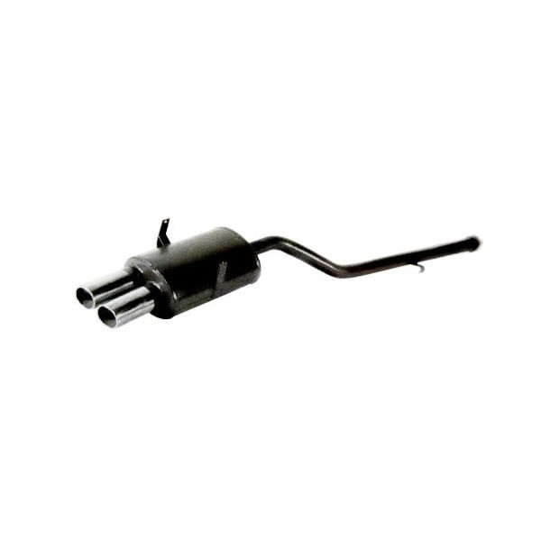Terminals / Schalldämpfer BMW E36 Limousine / Coupé / Cabriolet 2X85X65 - O-QD-BM712-2V - 3661768215159