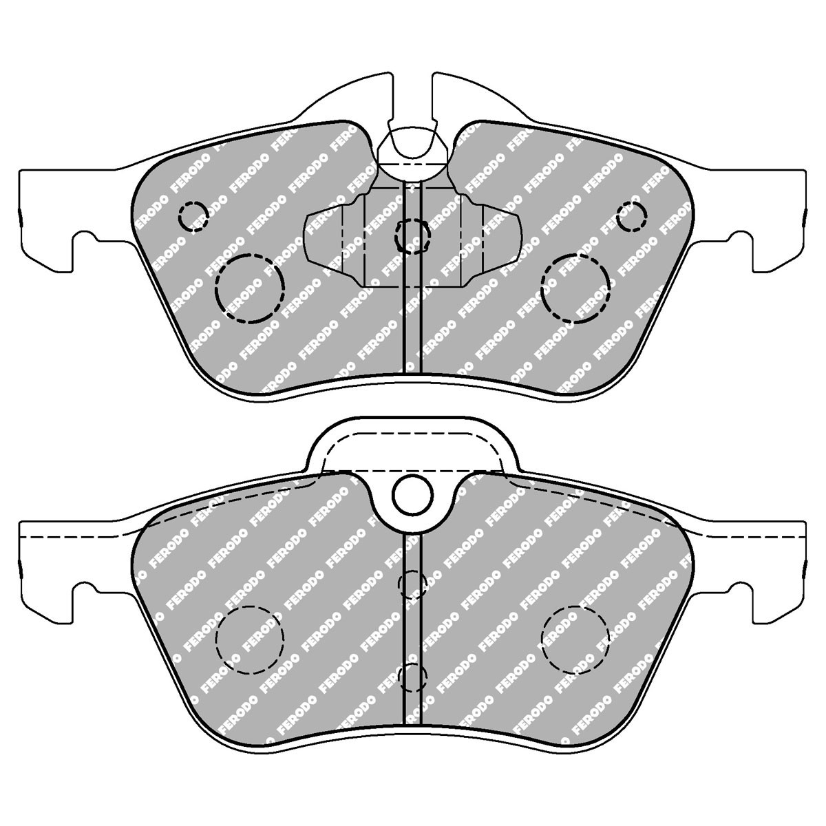 Plaquettes de frein Ferodo DS 1.11 avant Mini Cooper R50 - F-CP1499W - FCP1499W - 3661768787748