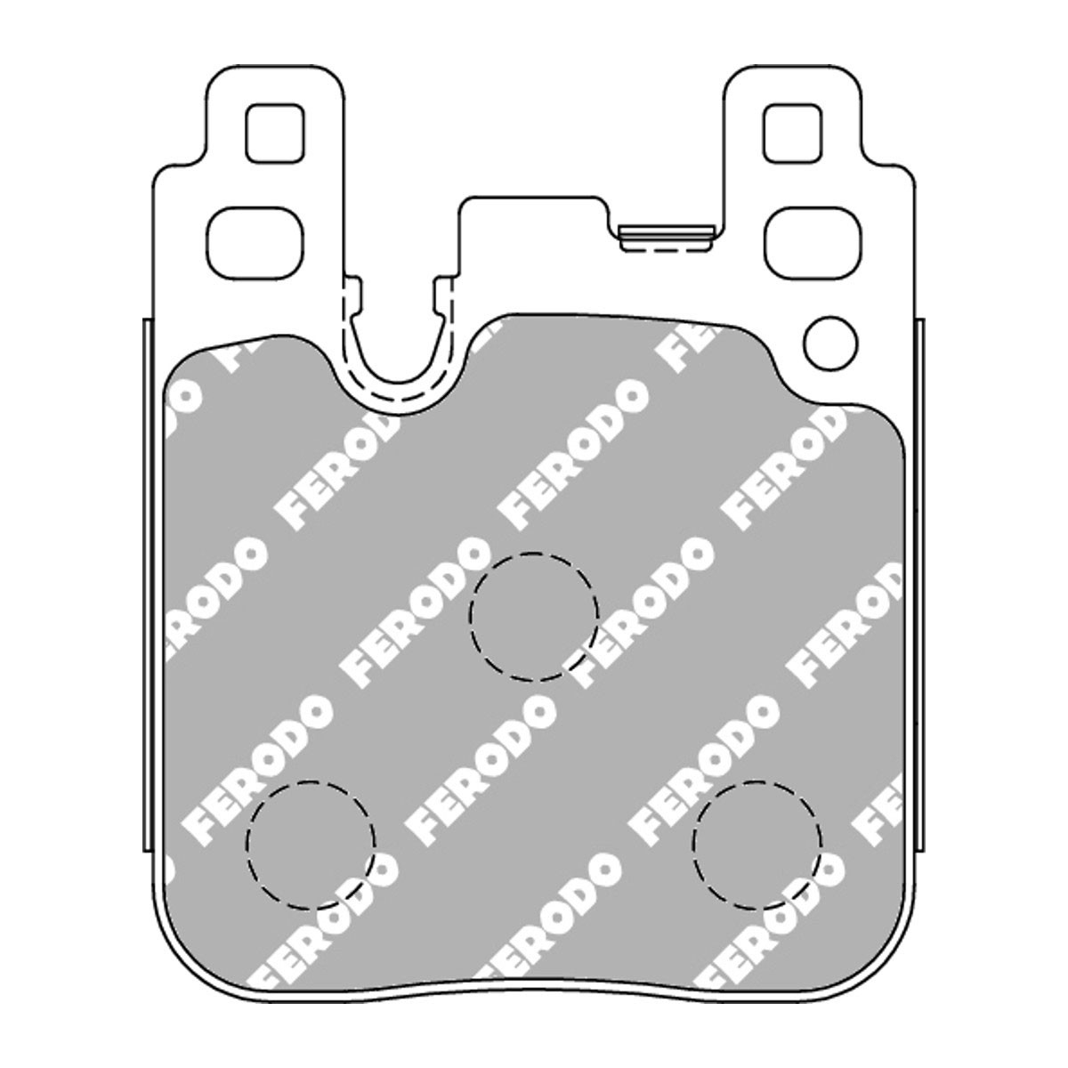 Bremsbeläge FERODO DS 1.11 hinten BMW 1 F20/2 F22-F87 - F-CP4663W - FCP4663W - 3661768788615