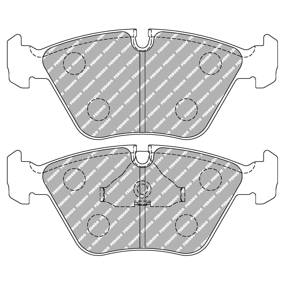 Pastiglie freno Ferodo DS 1.11 anteriore BMW E36 M3/Z3/E34 - F-CP779W - FCP779W - 3661768789155