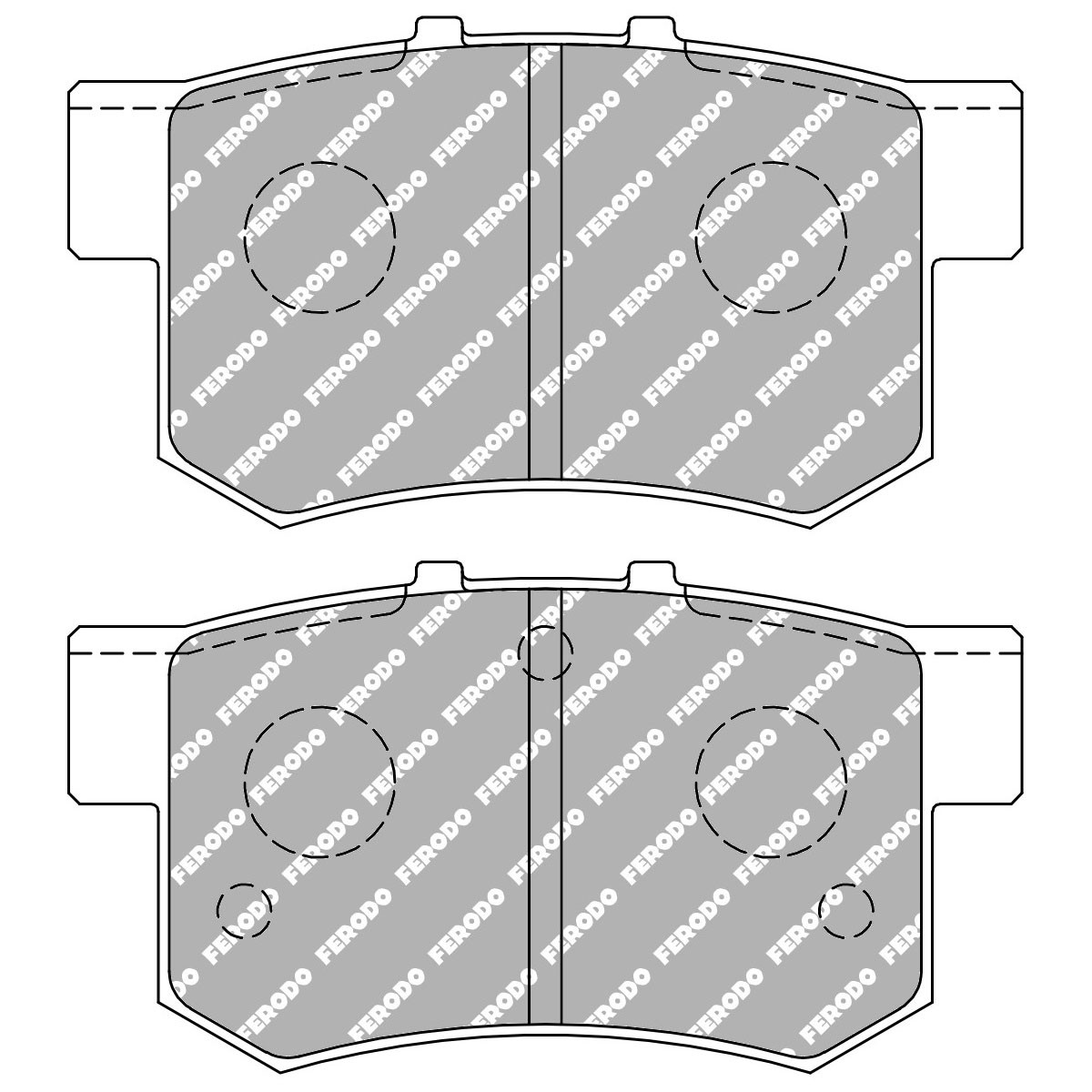 Bremsbeläge FERODO DS 1.11 hinten HONDA S2000 - F-CP956W - FCP956W - 3661768789261