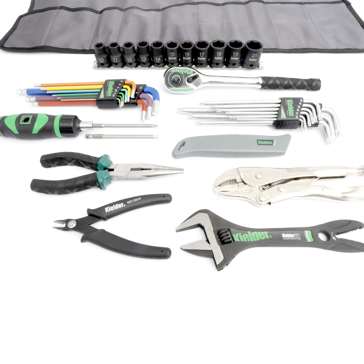 Trousse complète d'outils à main Kielder pour mécaniciens (38 pièces 1/2") - KWT-250-02 - KWT-250-02 - 5060441197801