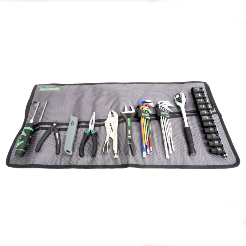 Set complet di attrezzi Kielder per mecanici (38 pezzi 1/2") - KWT-250-02 - KWT-250-02 - 5060441197801