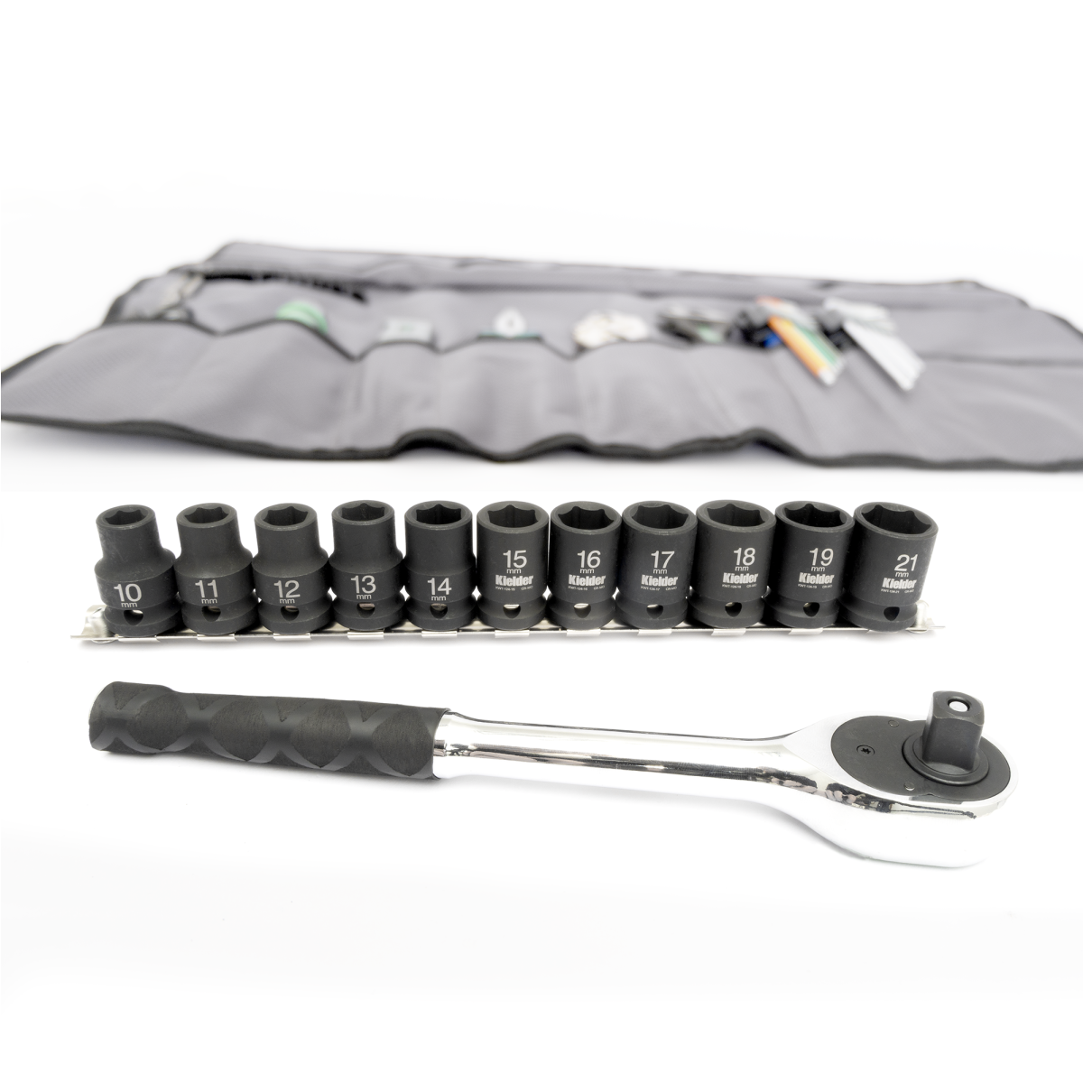 Set complet di attrezzi Kielder per mecanici (38 pezzi 1/2") - KWT-250-02 - KWT-250-02 - 5060441197801