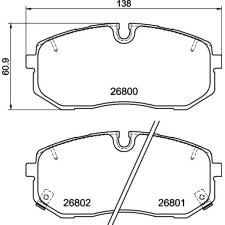 Plaquettes de frein Pagid T8238 Street+ ph3