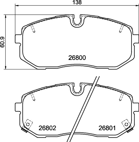 Pagid T8238 Street+ ph3 brake pads - PA-8238.ST - T8238SP2001