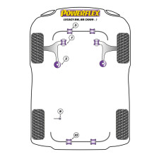 Boccole Powerflex Subaru Legacy BM, BR (2009 - 2014)