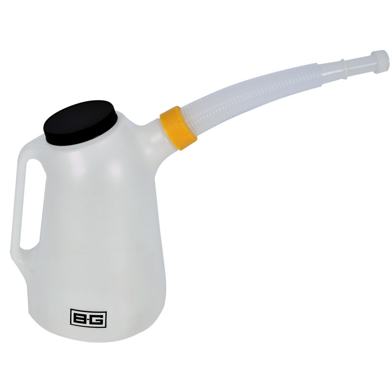 Plastic jug BG 5L with cap and flexible spout - BG-5182 - BG5182 - 5060252090278