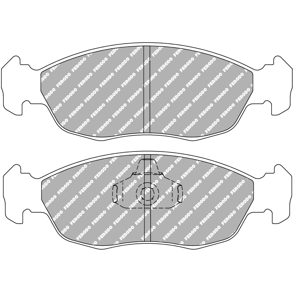 Pastiglie freno Ferodo DS3.12 FCP876G - F-CP876G - FCP876G - 3666618075631