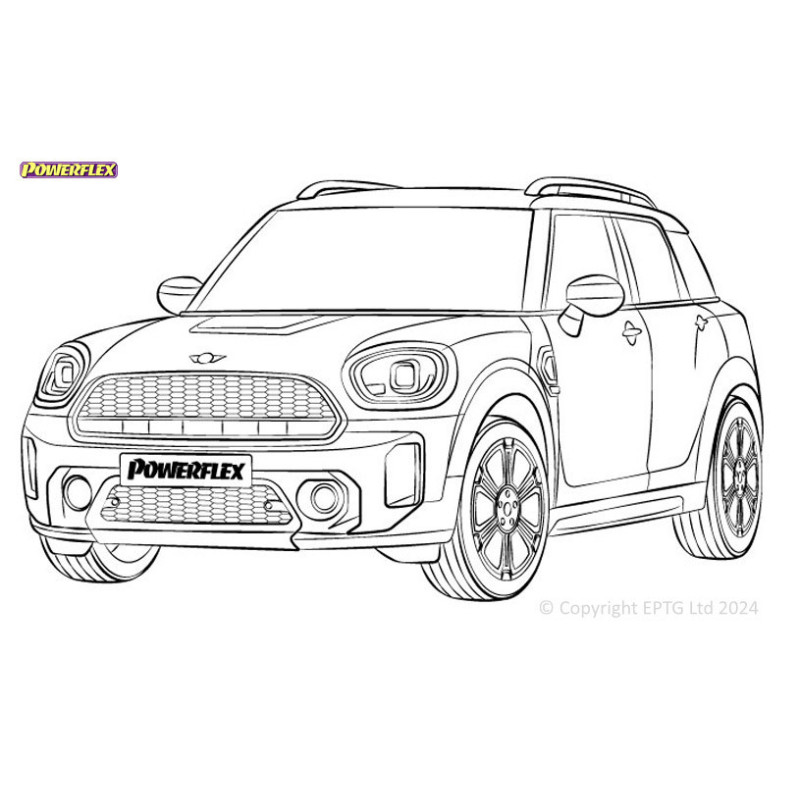 Silentblocs Powerflex Mini F60 Countryman Gen 2 (2017-) - BUN-PF-00653 - BUN-PF-00653