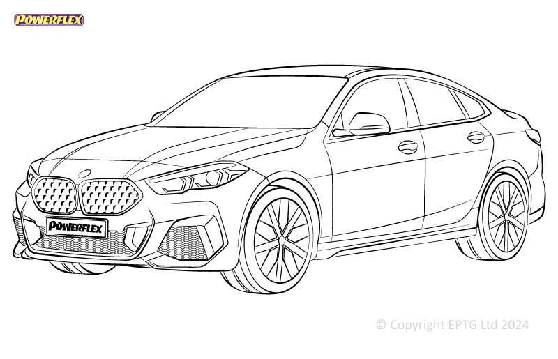 Silentblocs Powerflex BMW Série 2 F44 Gran Coupe (2019-) - BUN-PF-00144 - BUN-PF-00144