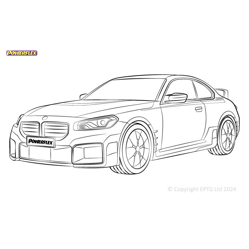 Powerflex bushes BMW Série 2 G87 M2 (2023-) - BUN-PF-00148 - BUN-PF-00148