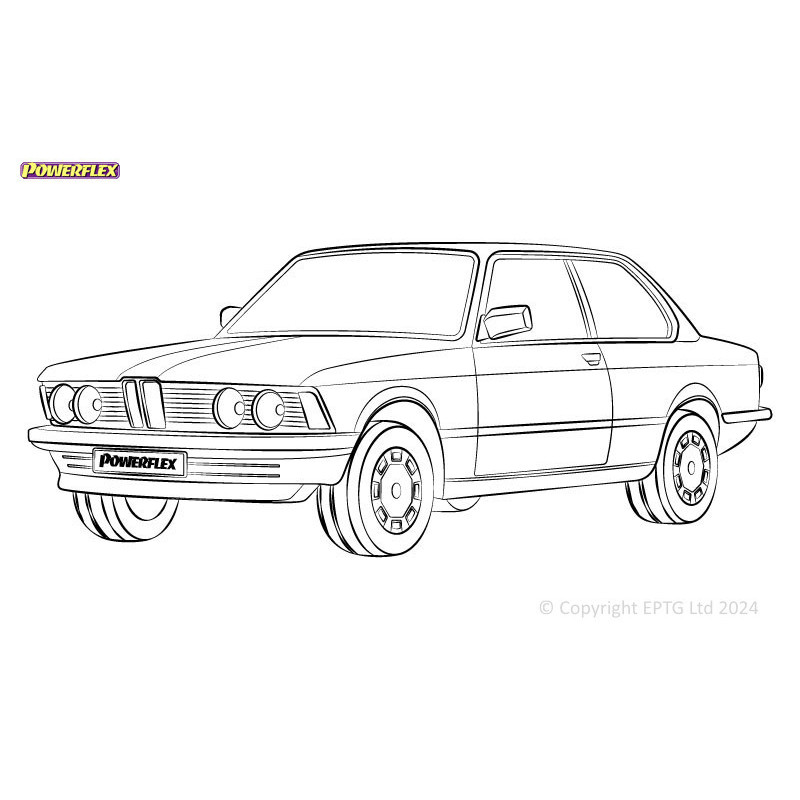 Boccole Powerflex BMW Série 3 E21 (1975 - 1978) - BUN-PF-00149 - BUN-PF-00149