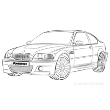 Powerflex bushes BMW Série 3 E46 Xi/XD (4wd)