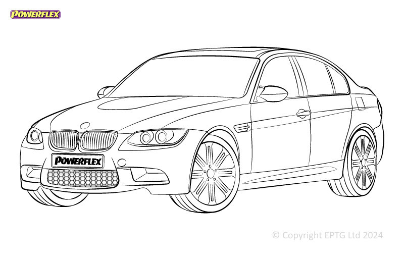 Boccole Powerflex BMW Série 3 E9* M3 inc GTS & Cab - BUN-PF-00159 - BUN-PF-00159