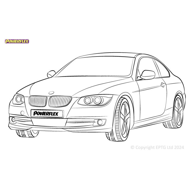 Powerflex bushes BMW Série 3 E9* Berline / Touring / Coupe / Cab - BUN-PF-00158 - BUN-PF-00158