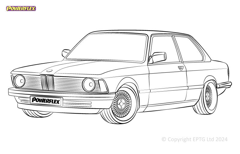 Silentblocs Powerflex BMW Série 3 E21 (1978 - 1983) - BUN-PF-00150 - BUN-PF-00150