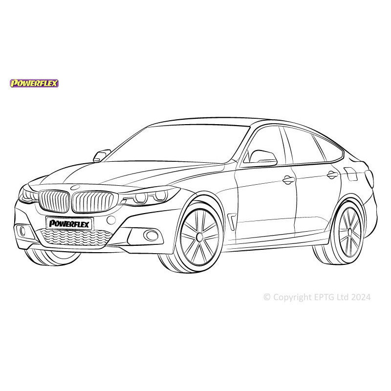 Boccole Powerflex BMW Série 3 F34 GT xDrive (2013 - 2020) - BUN-PF-00163 - BUN-PF-00163