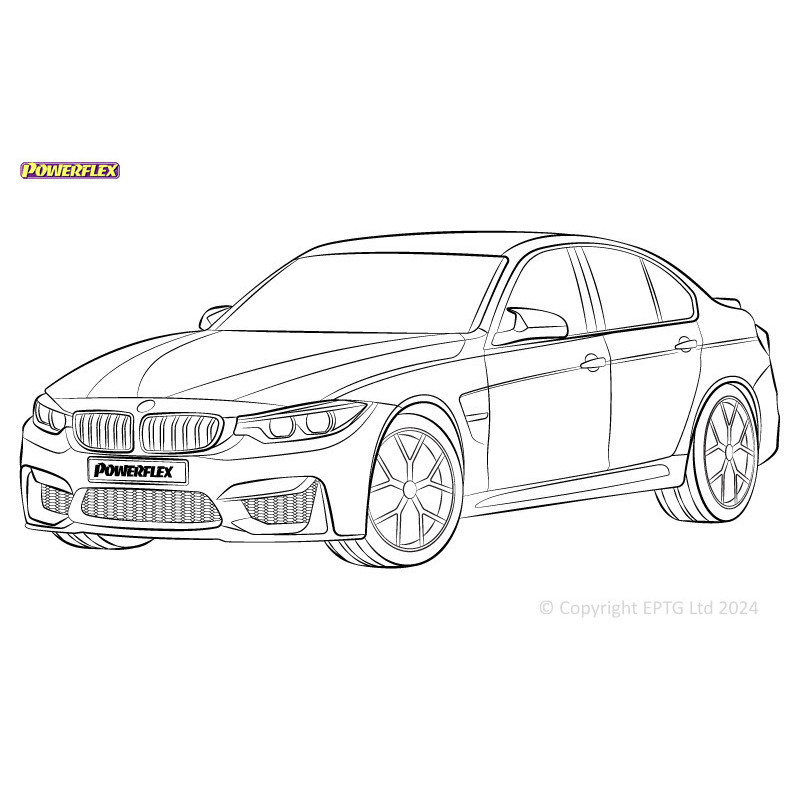 Silentblocs Powerflex BMW Série 3 F80 M3 (2014 - 2018) - BUN-PF-00164 - BUN-PF-00164
