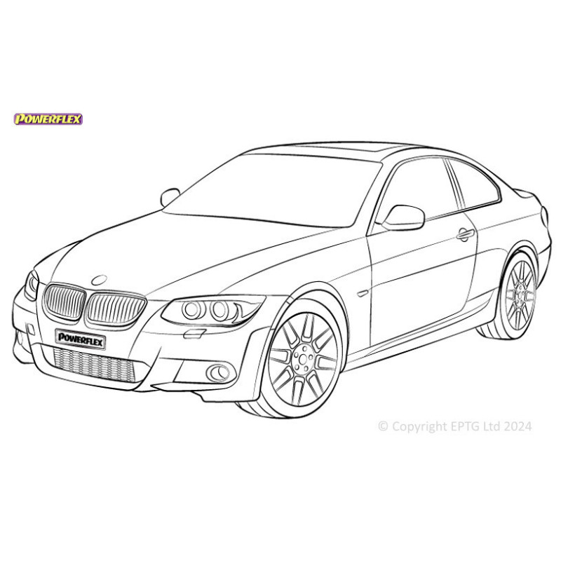 Boccole Powerflex BMW Série 3 E9* xDrive - BUN-PF-00160 - BUN-PF-00160